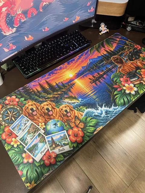 Desk mat artwork example